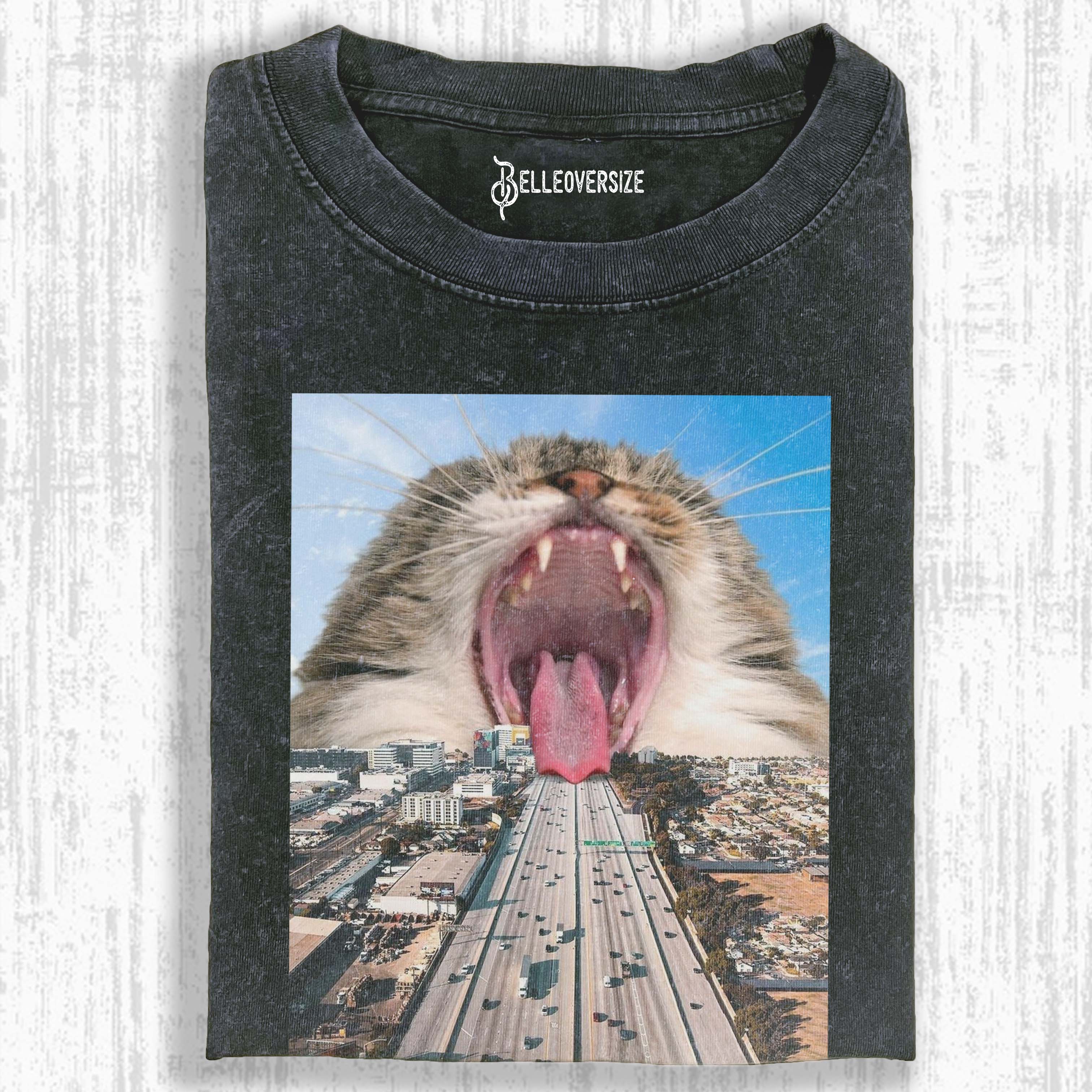 WACKY CAT  T-SHIRT