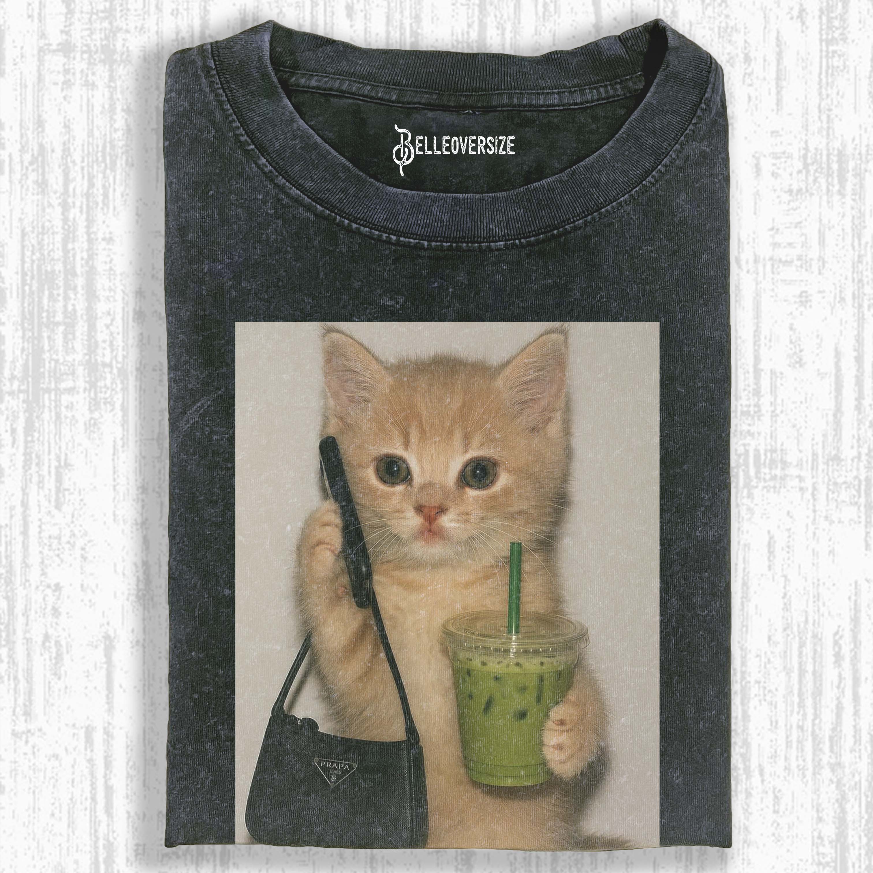 WACKY CAT  T-SHIRT