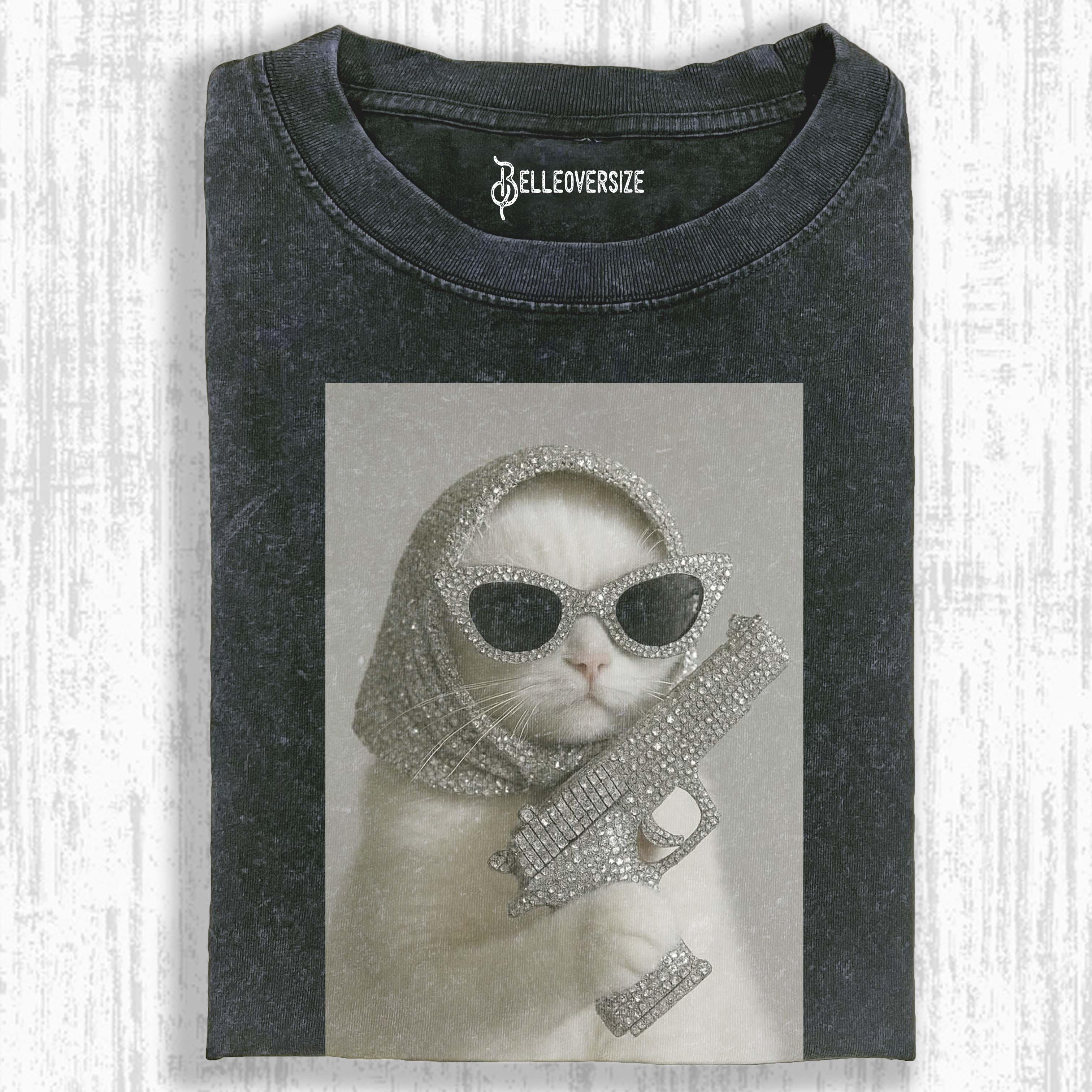 WACKY CAT  T-SHIRT