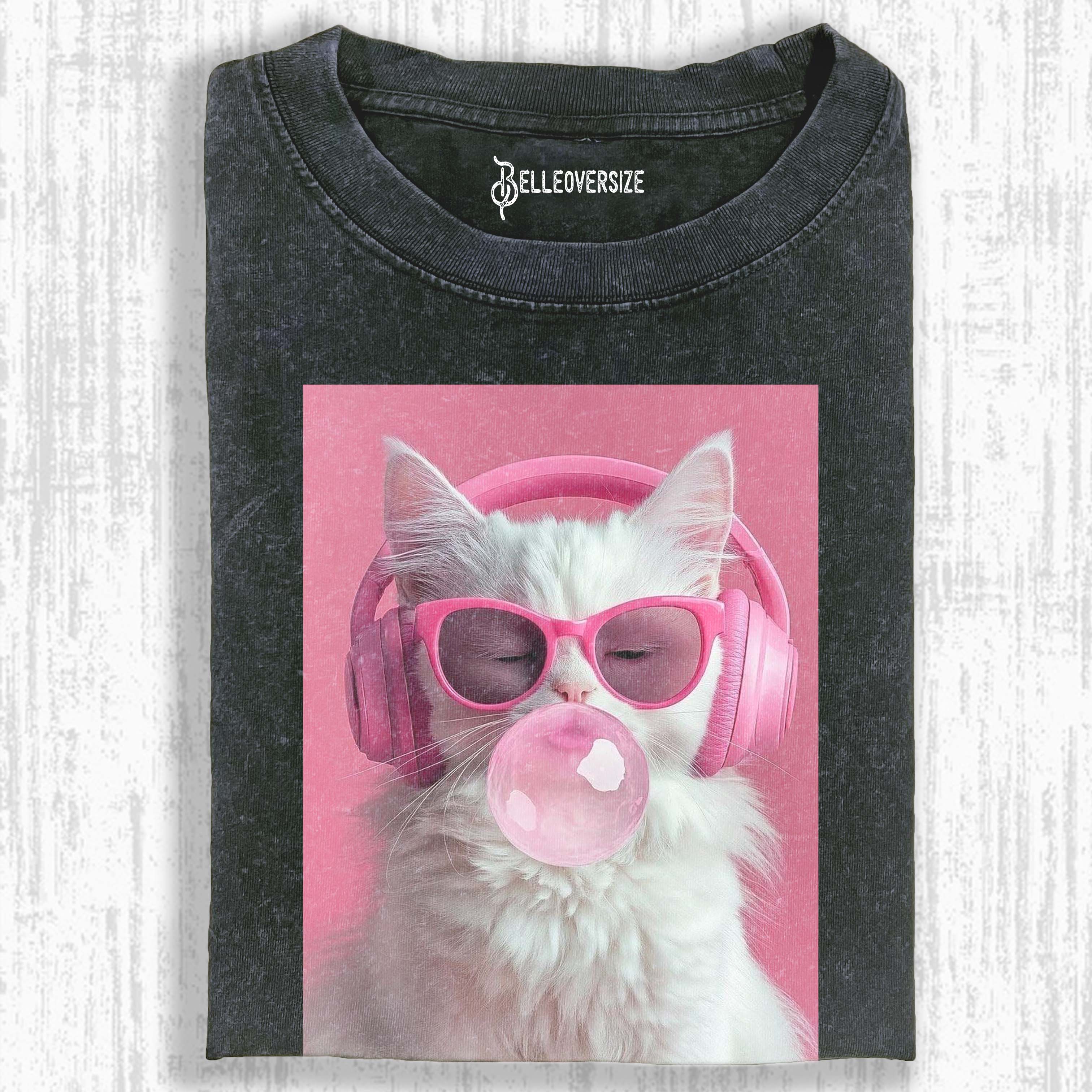 WACKY CAT  T-SHIRT