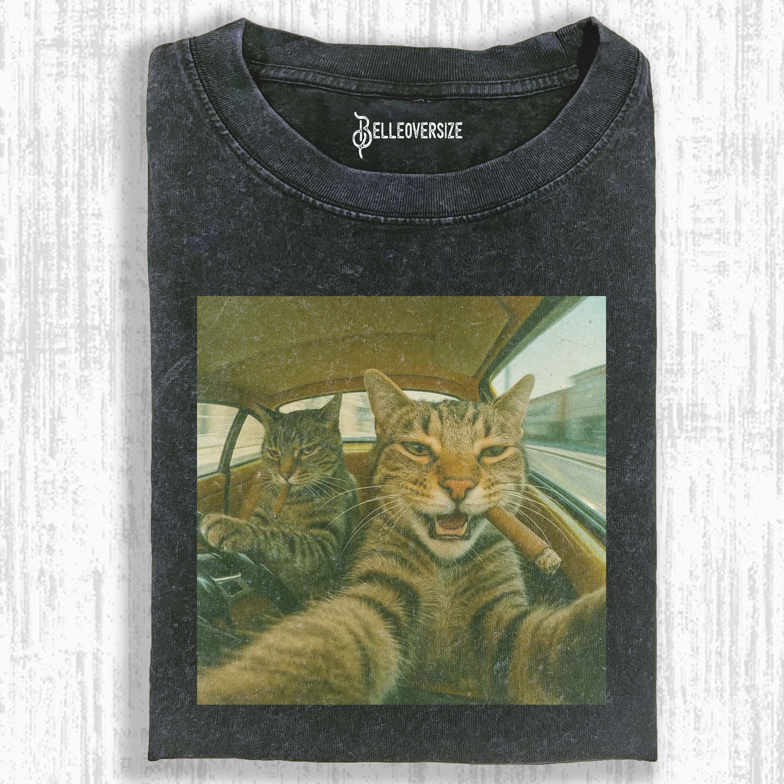 WACKY CAT  T-SHIRT