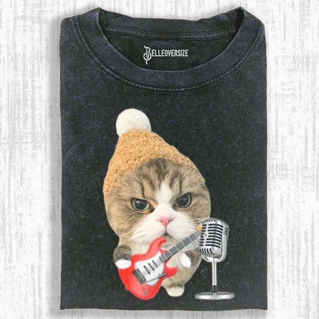 WACKY CAT  T-SHIRT