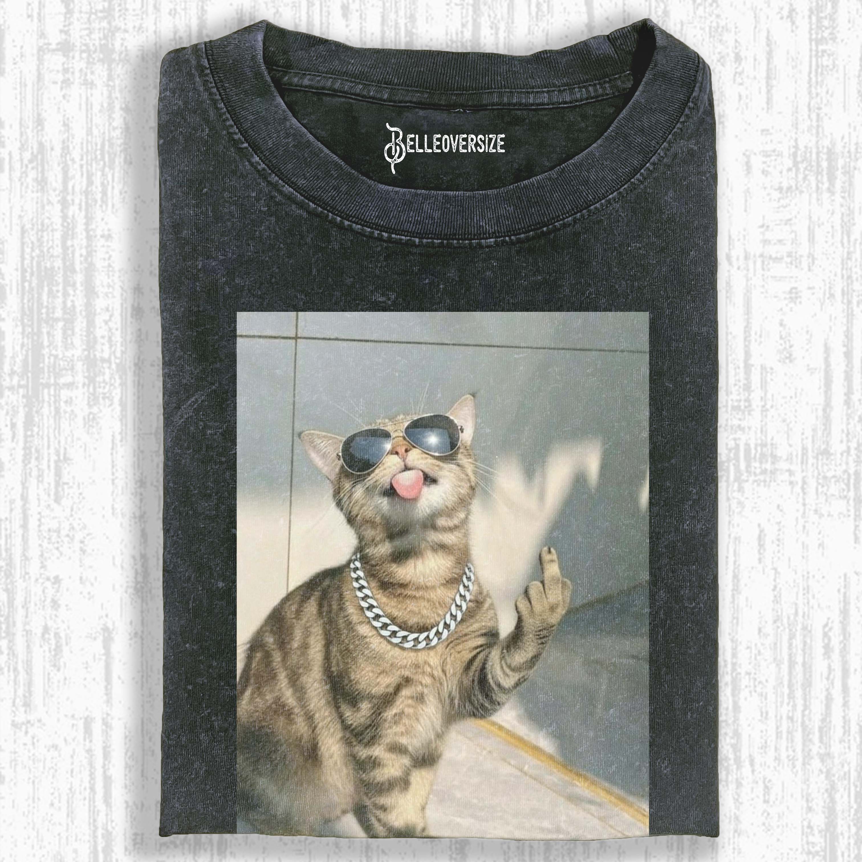 WACKY CAT T-SHIRT 