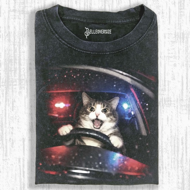 WACKY CAT T-SHIRT