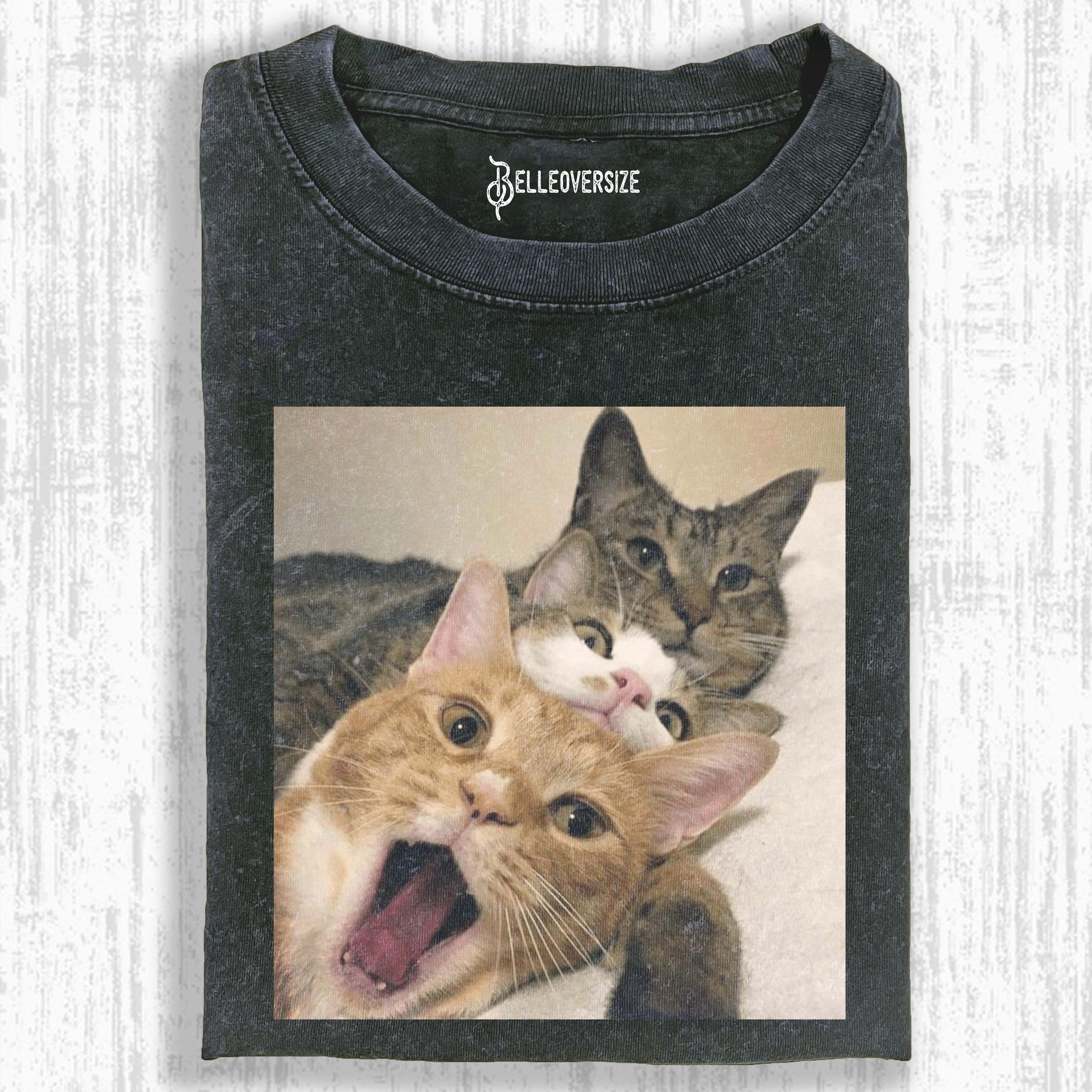 WACKY CAT T-SHIRT 