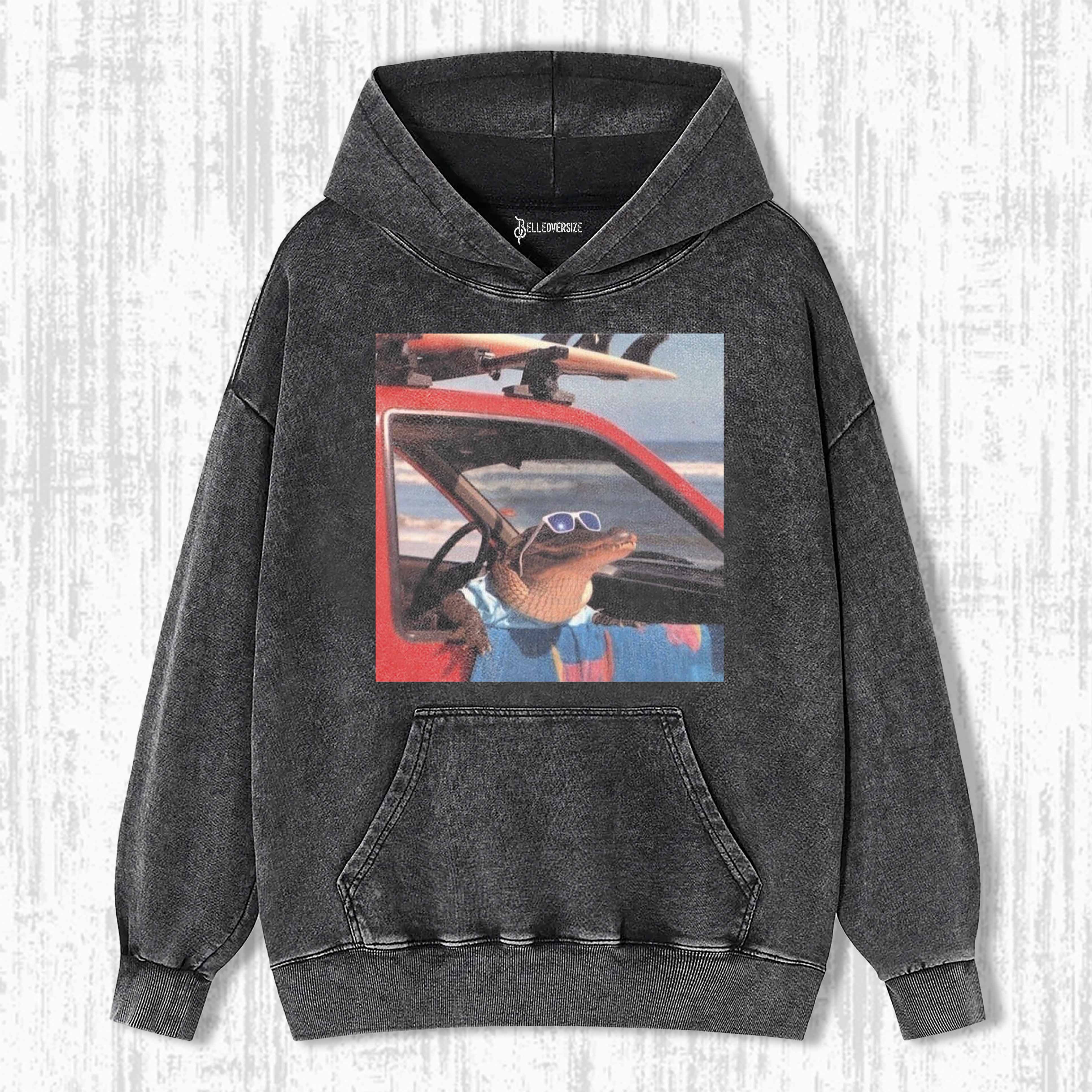 WACKY CROCODILE HOODIE