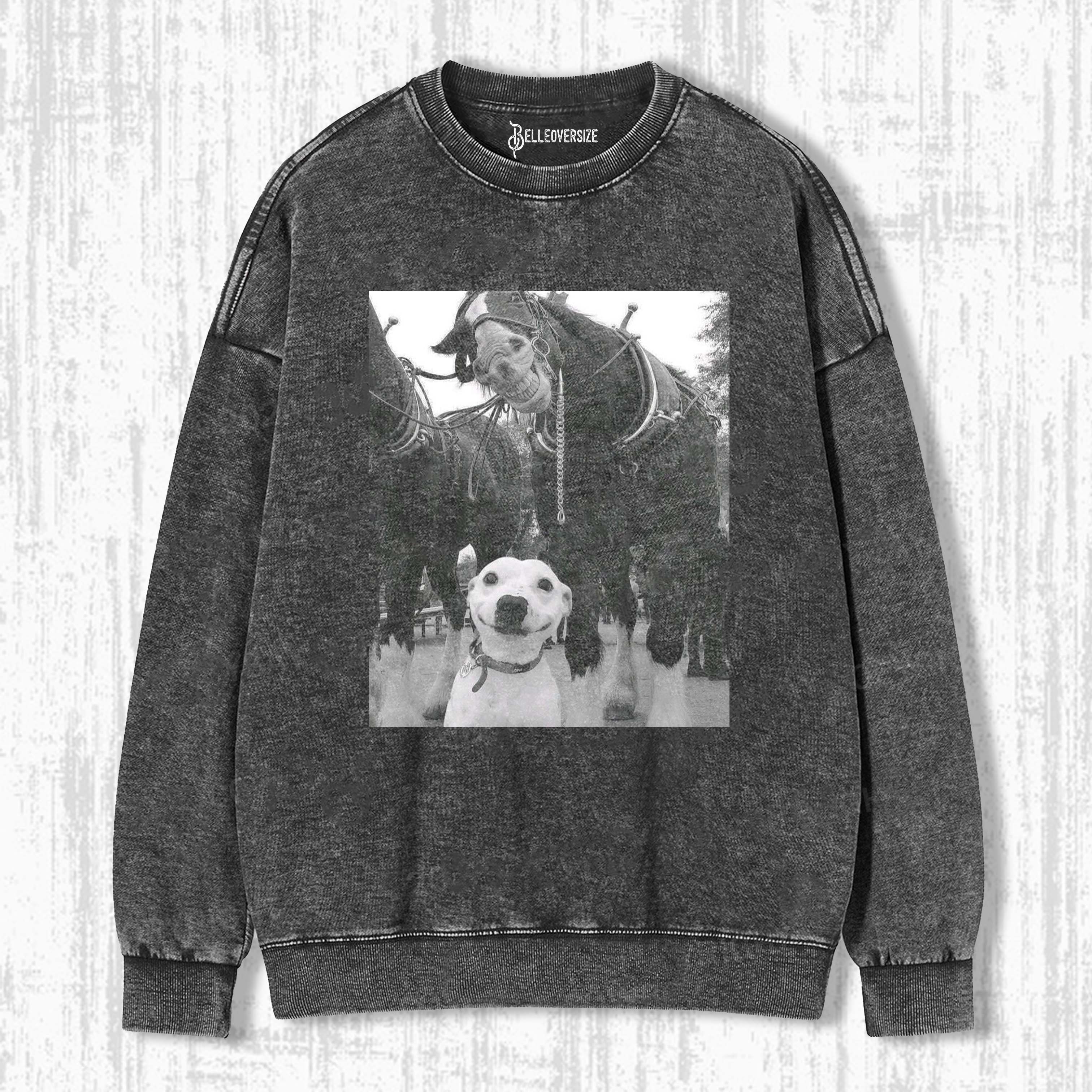 WACKY DOG AND HORSE SWEATSHIRTS