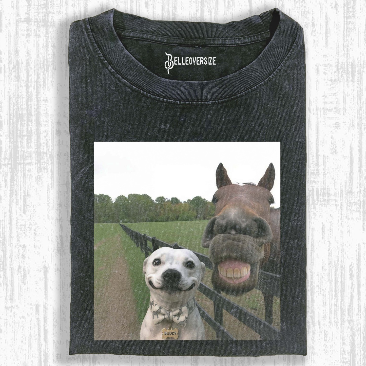 WACKY DOG AND HORSE T-SHIRT