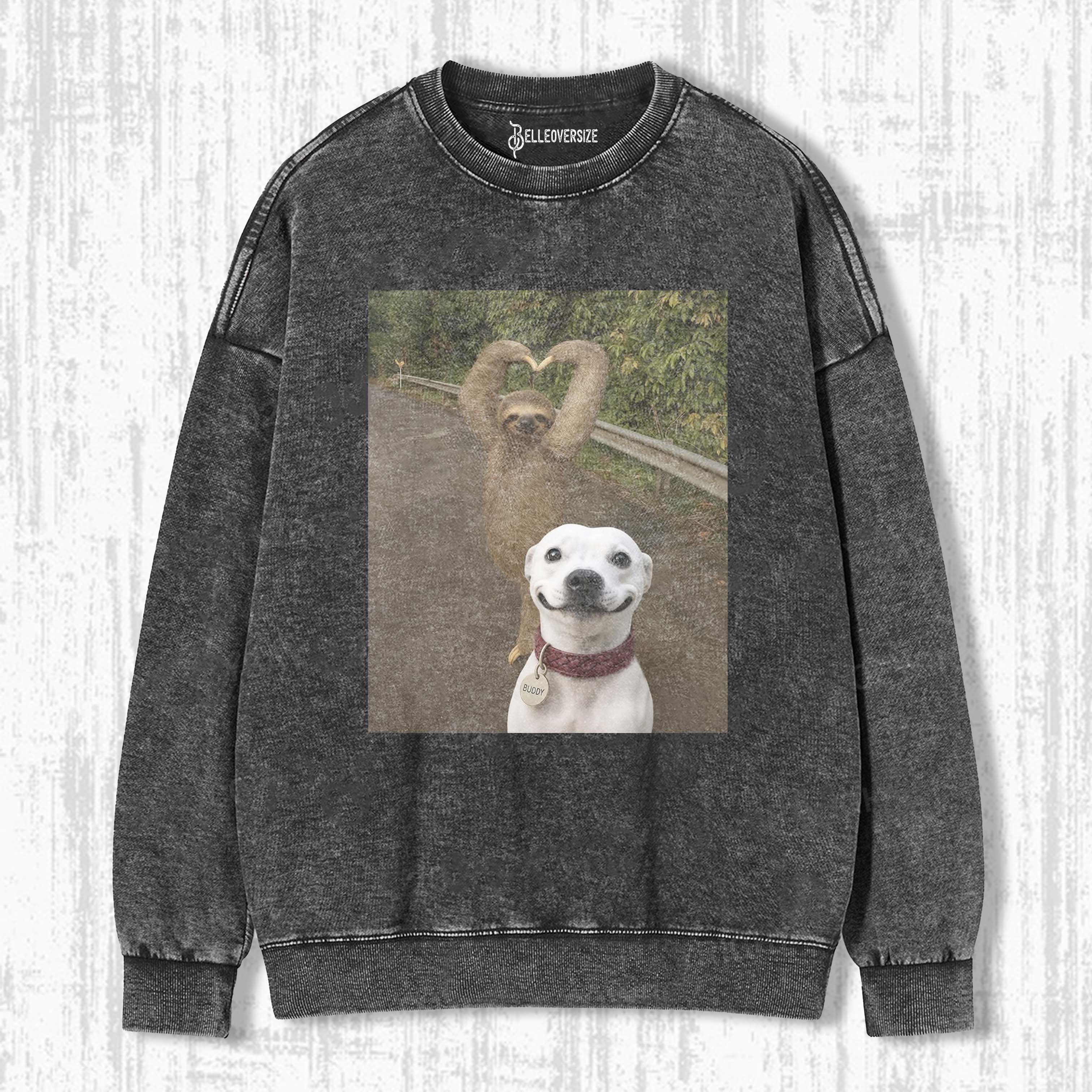WACKY DOG & SLOTHS SWEATSHIRTS