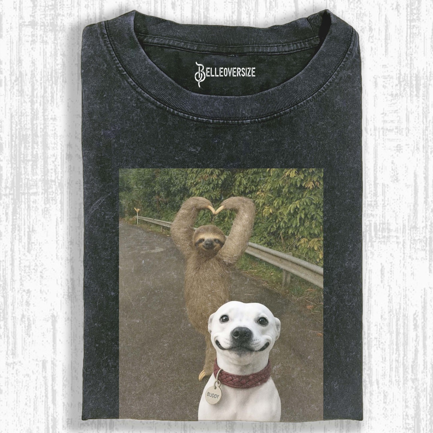 WACKY DOG & SLOTHS T-SHIRT