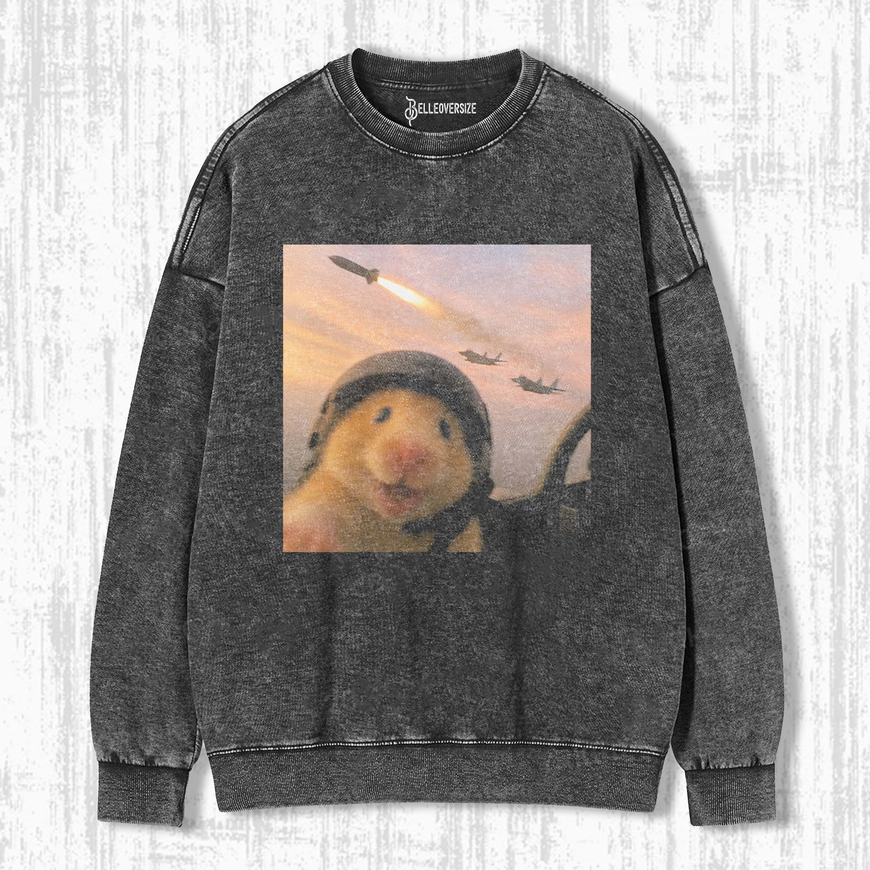 WACKY  HAMSTER  SWEATSHIRTS