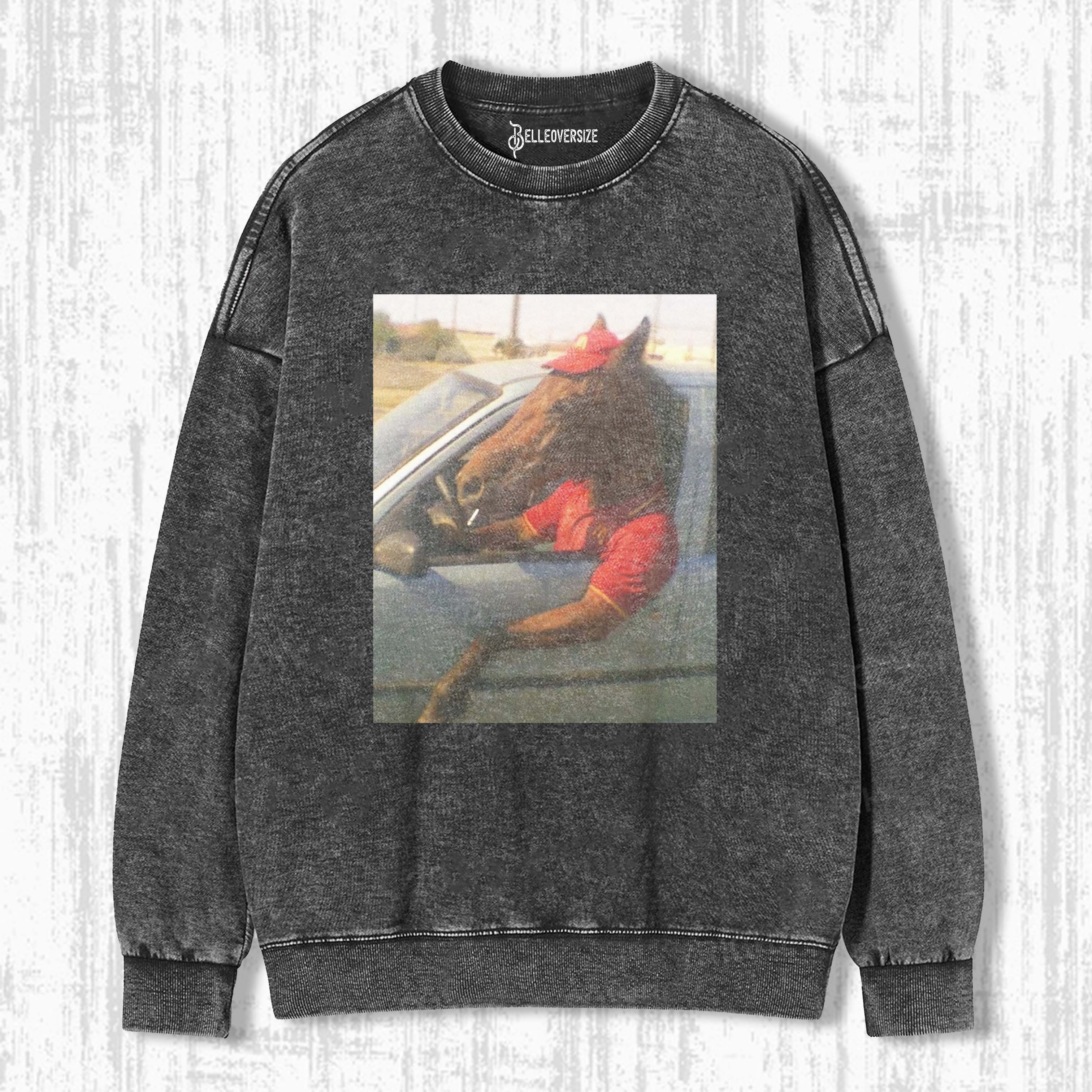 WACKY HORSE SWEATSHIRTS