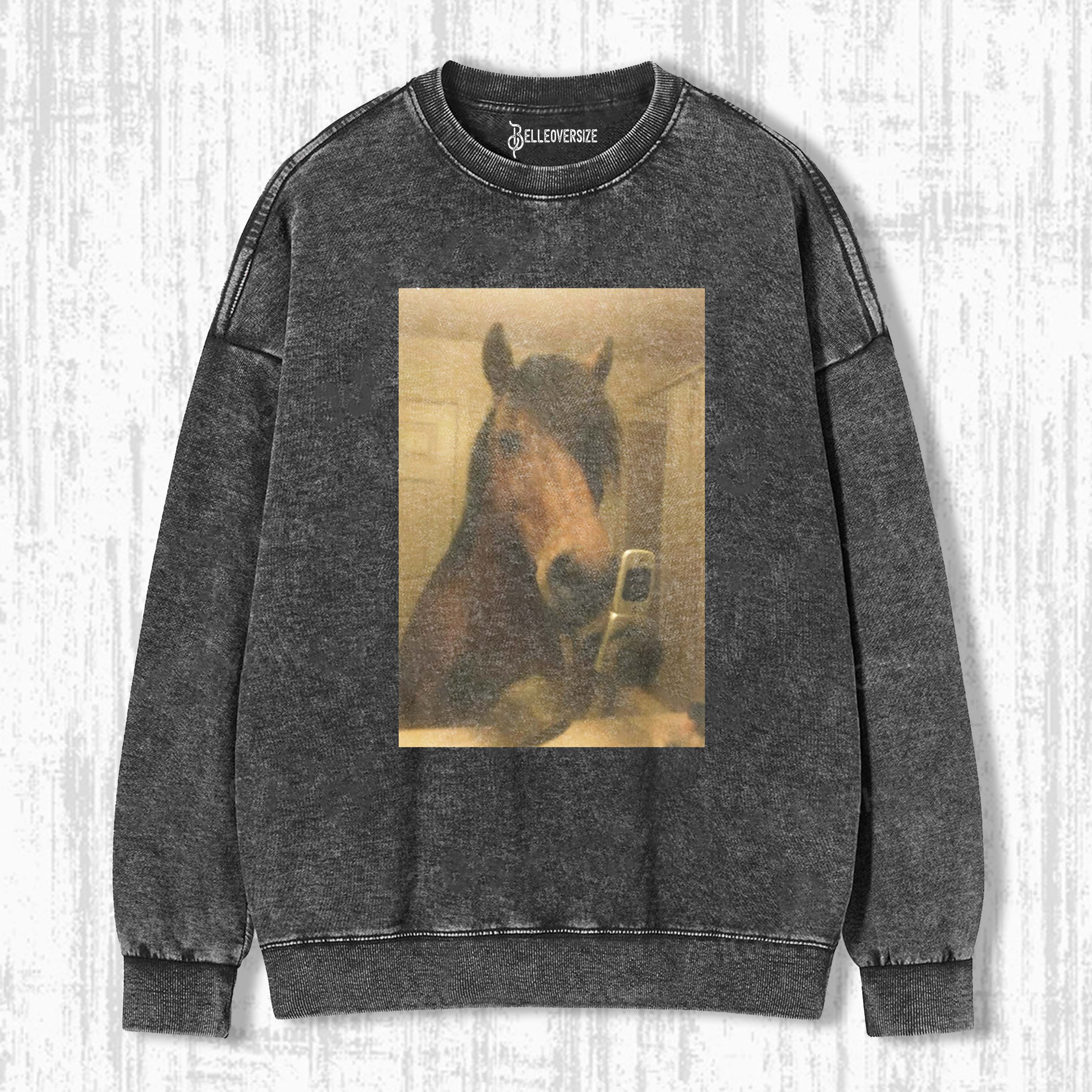 WACKY HORSE SWEATSHIRTS
