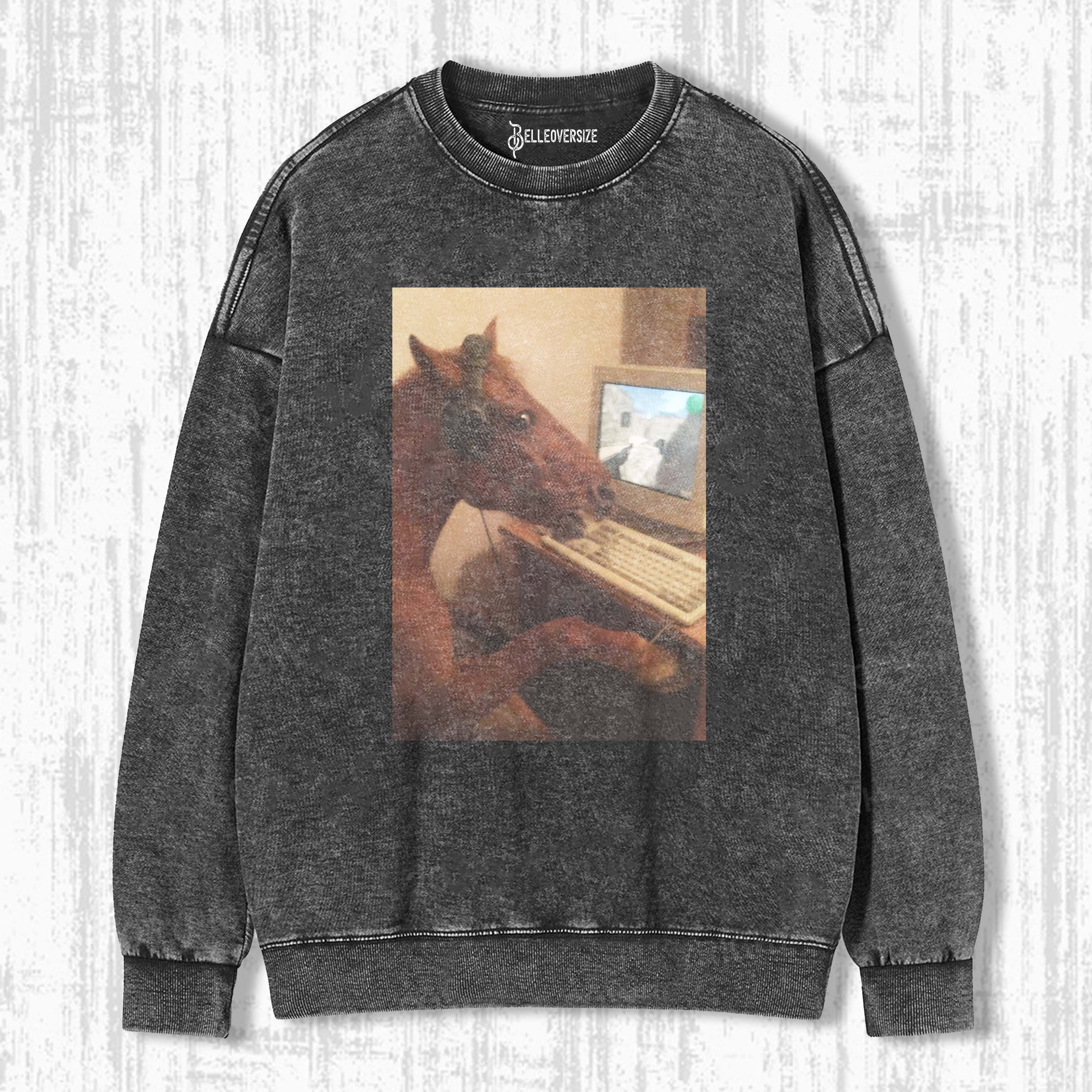 WACKY HORSE SWEATSHIRTS