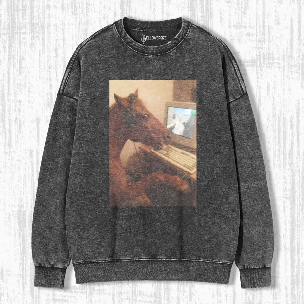 WACKY HORSE SWEATSHIRTS