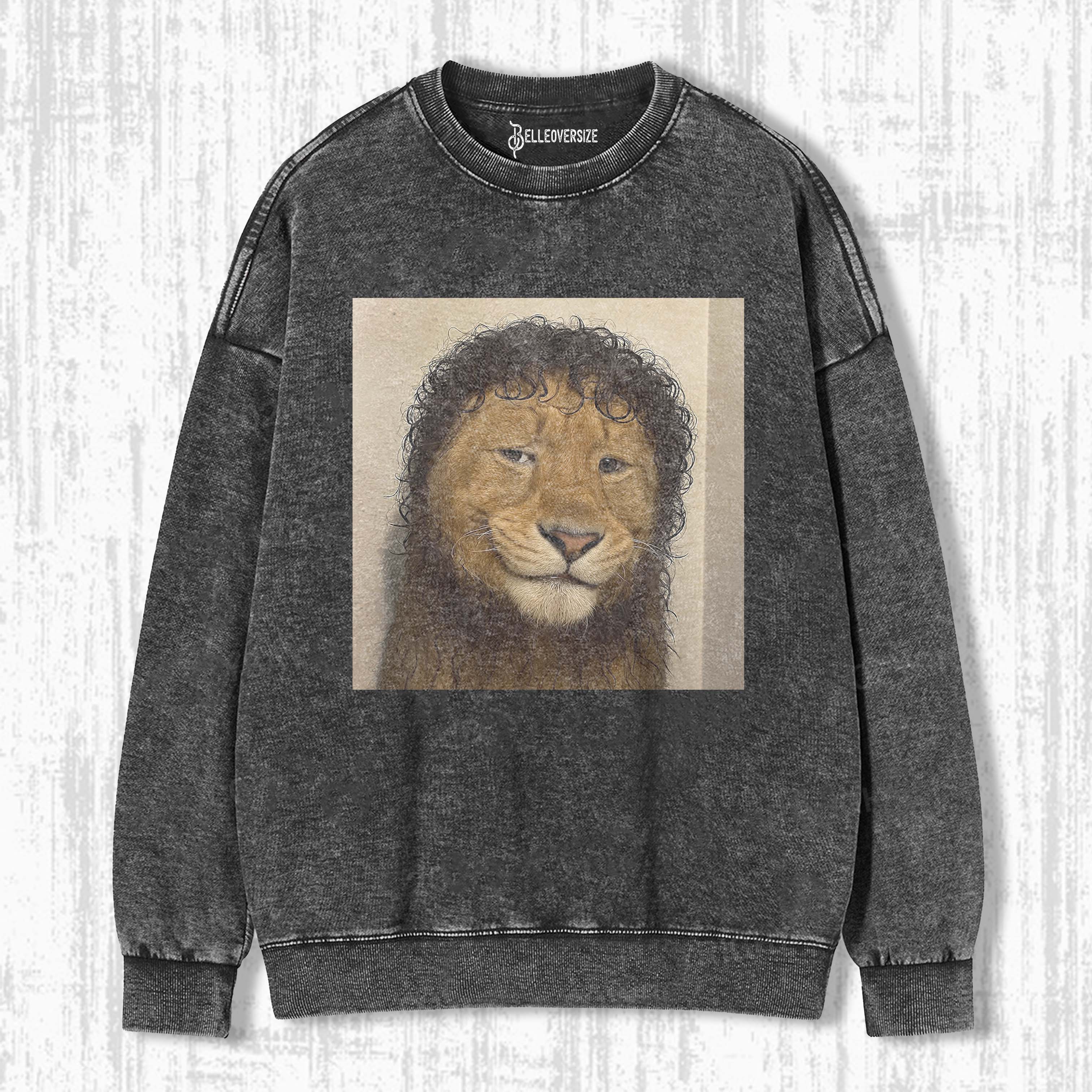 WACKY LION SWEATSHIRTS
