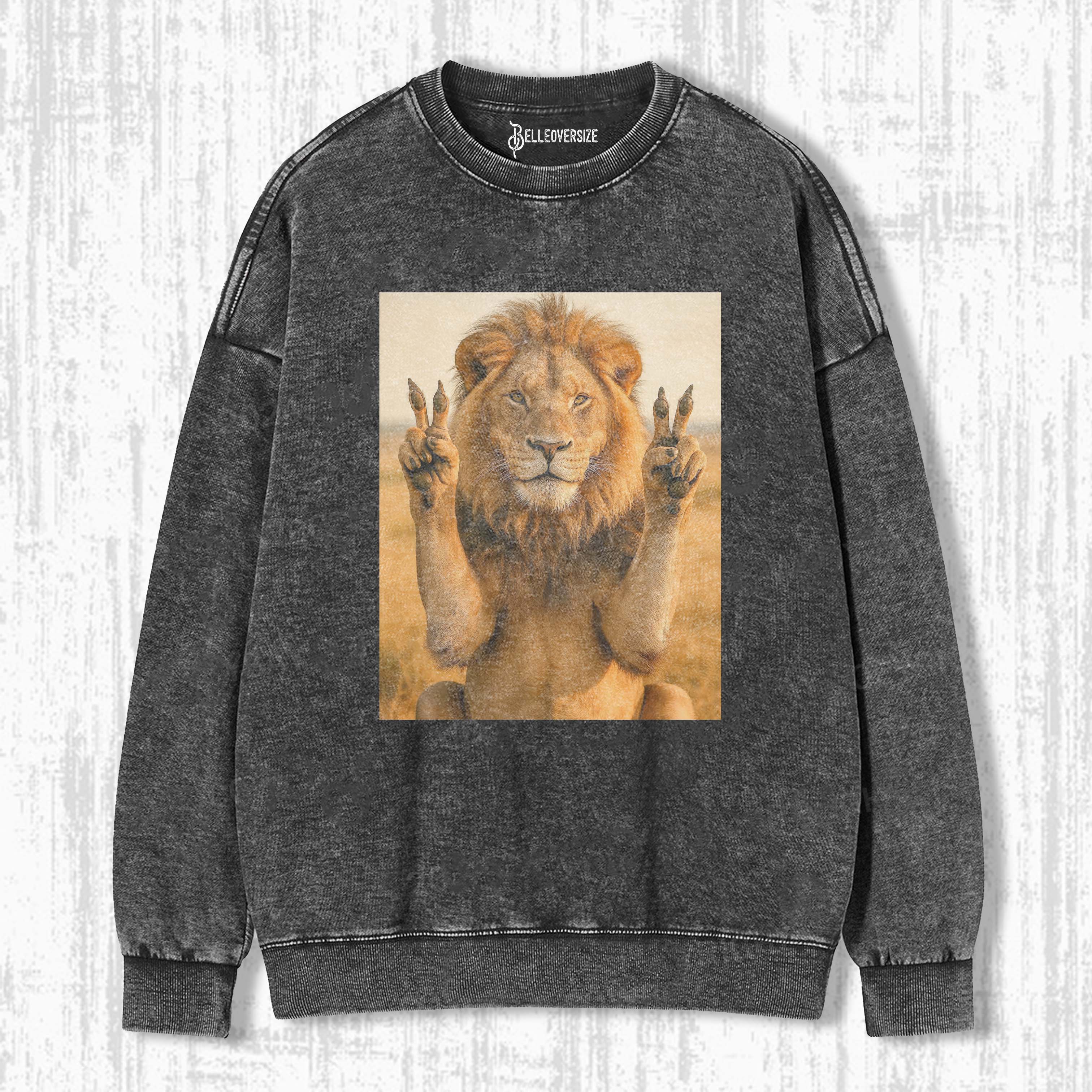 WACKY LION SWEATSHIRTS