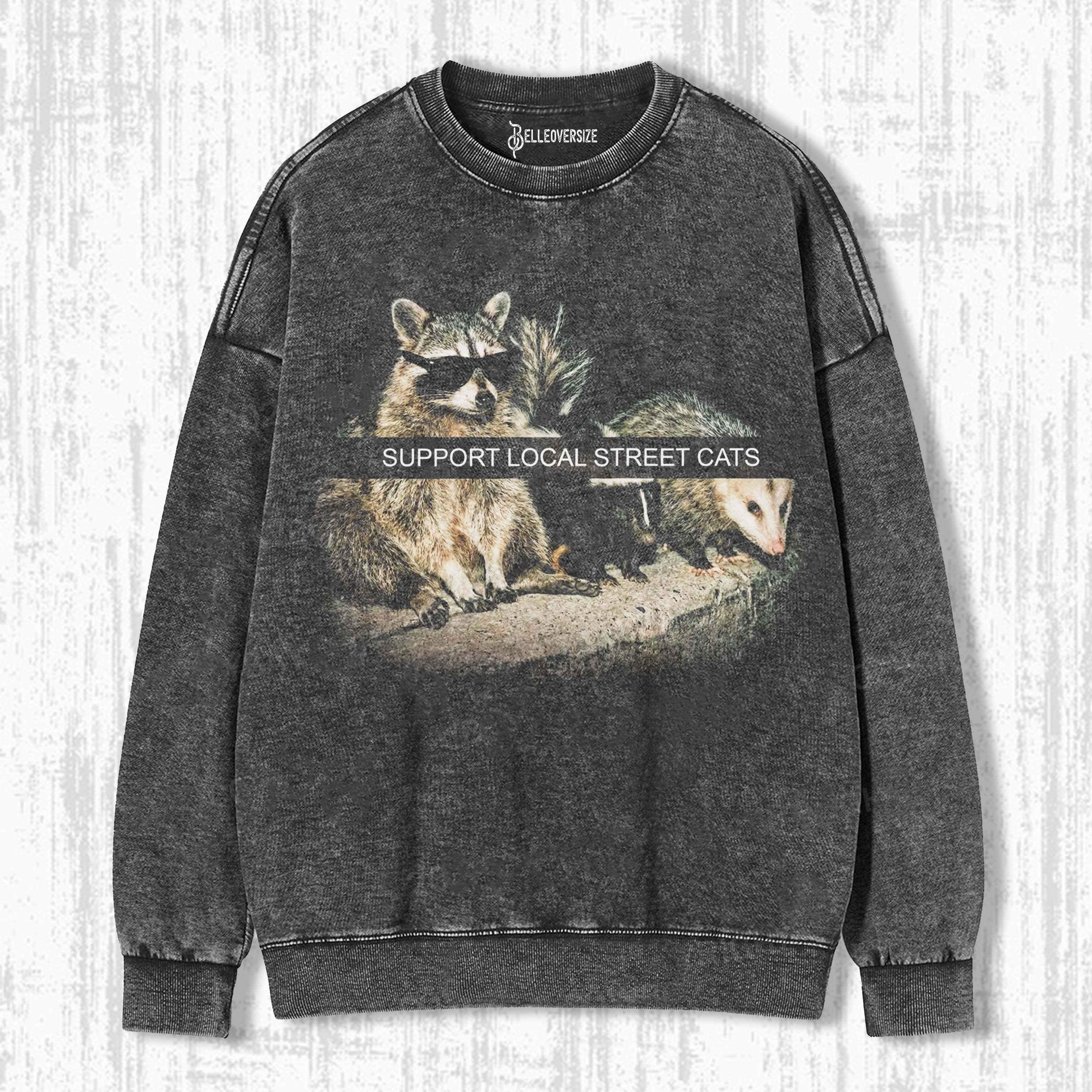 WACKY RACCOON SWEATSHIRTS