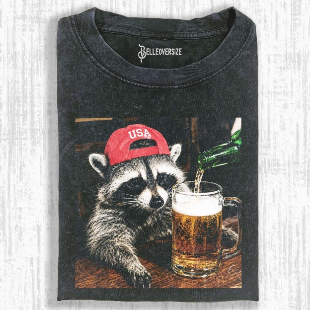 WACKY RACCOON T-SHIRT