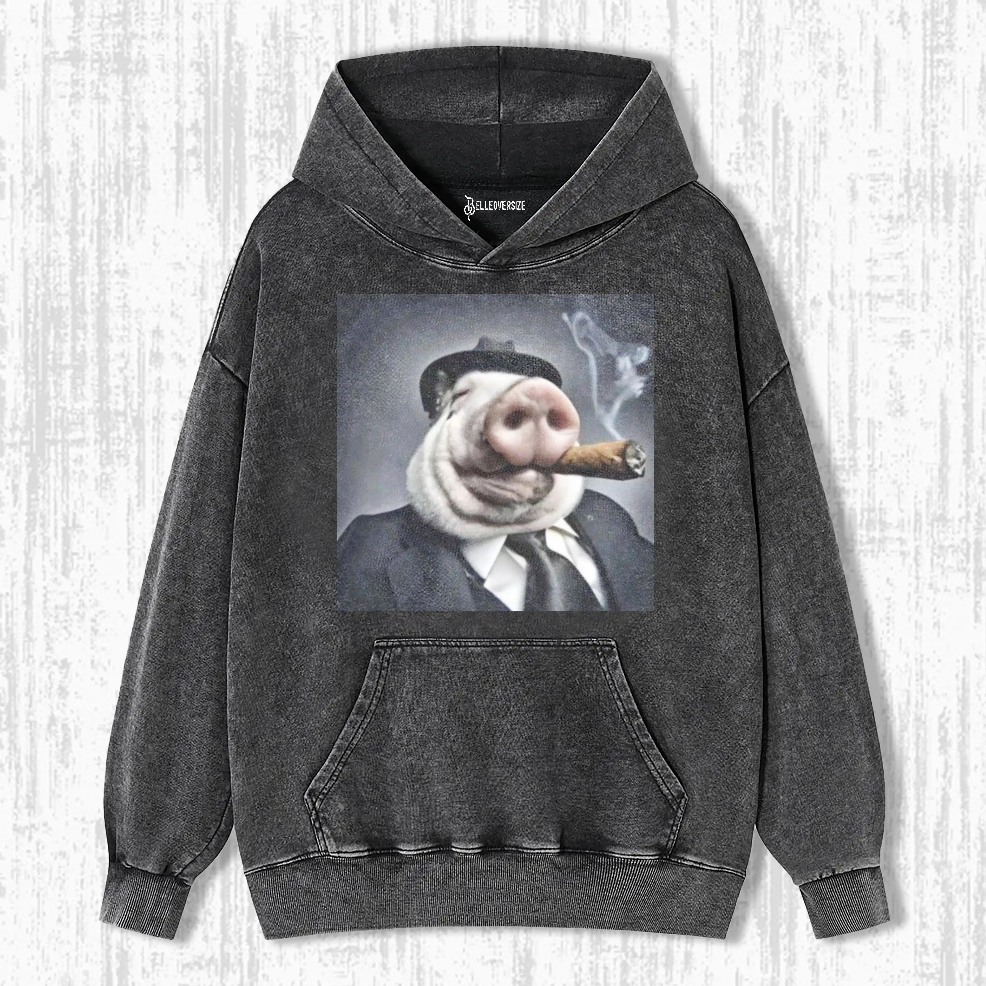 WACKY SMOKING PIG HOODIE
