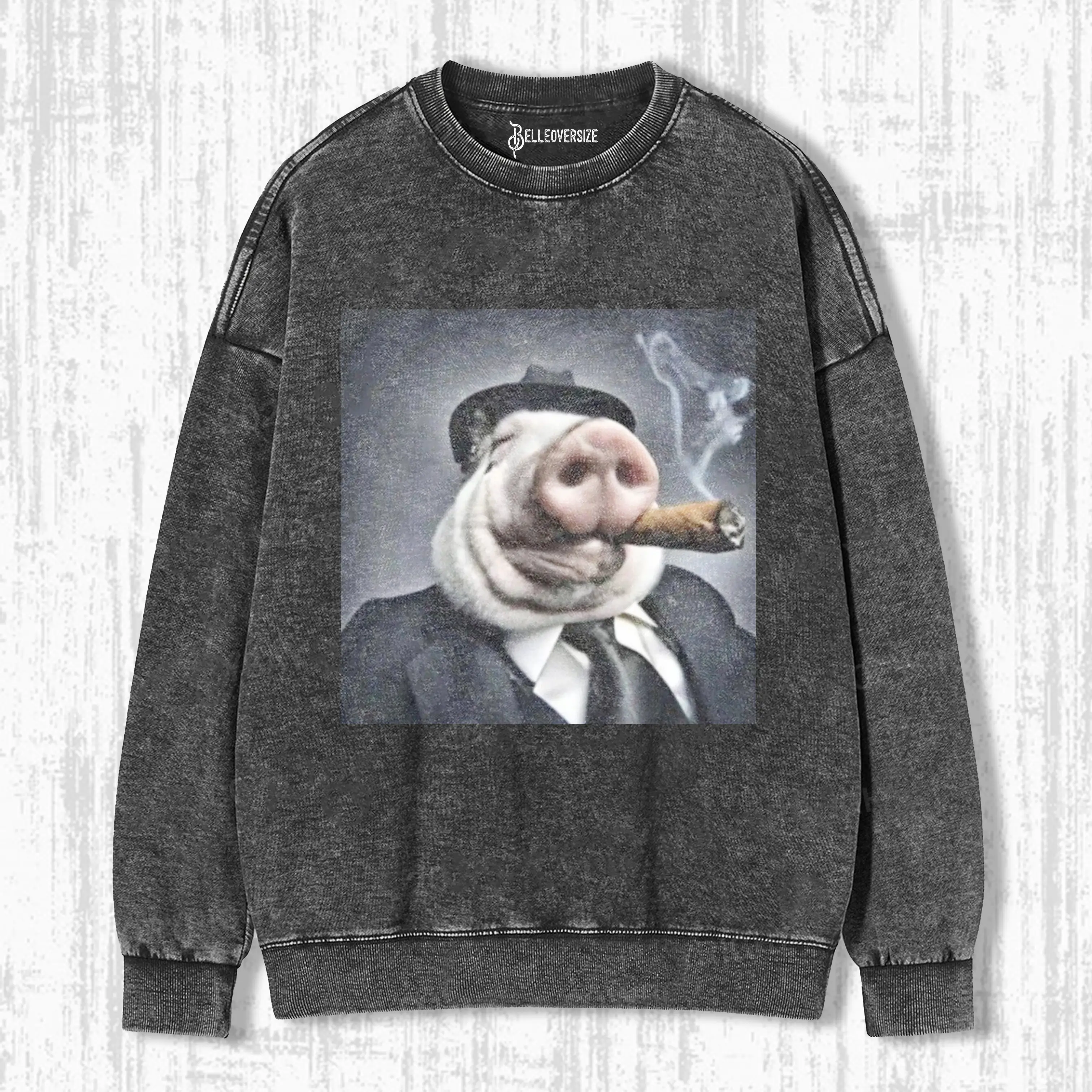 WACKY SMOKING PIG SWEATSHIRTS