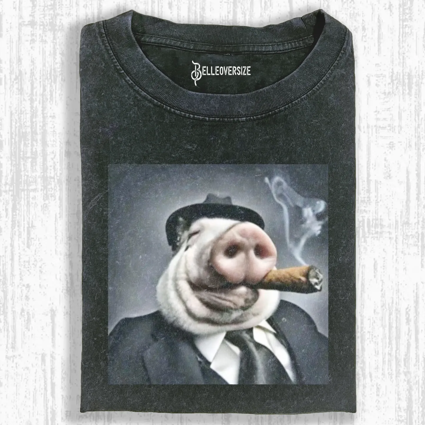 WACKY SMOKING PIG T-SHIRT