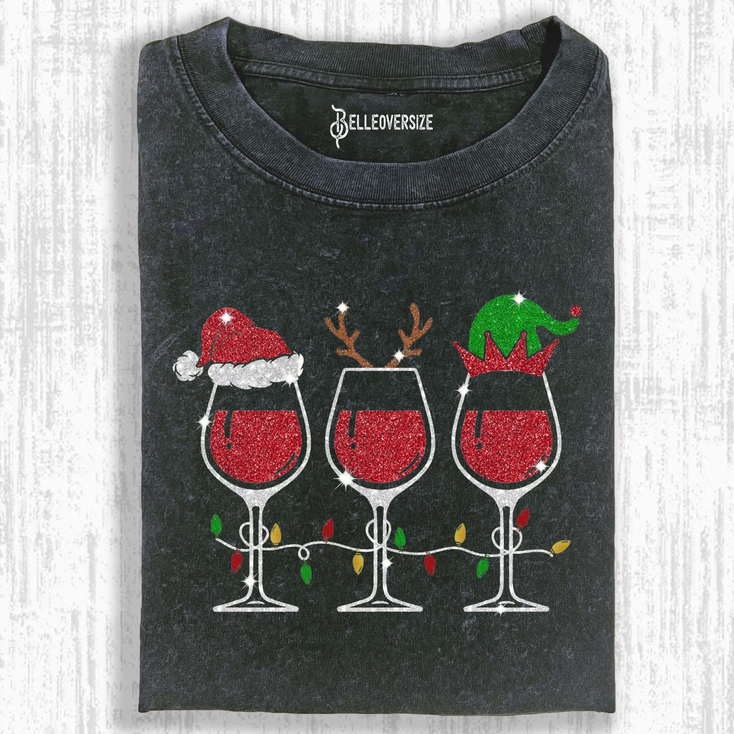 WINE CHRISTMAS T-SHIRT