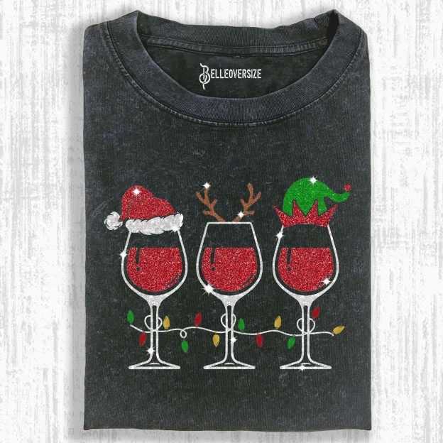 WINE CHRISTMAS T-SHIRT