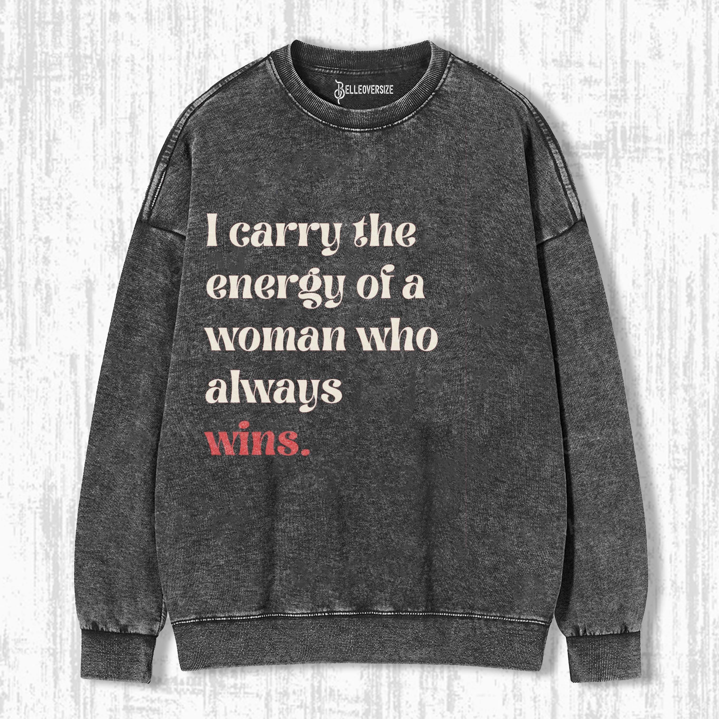 WINNING WOMAN VIBE SWEATSHIRTS