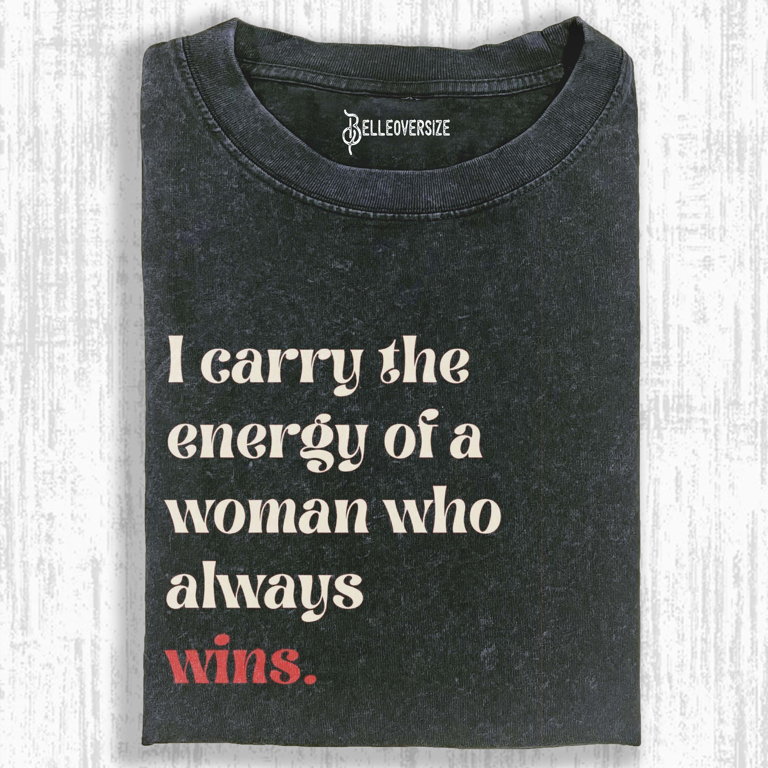WINNING WOMAN VIBE T-SHIRT