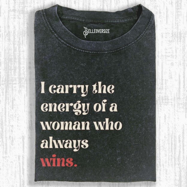 WINNING WOMAN VIBE T-SHIRT