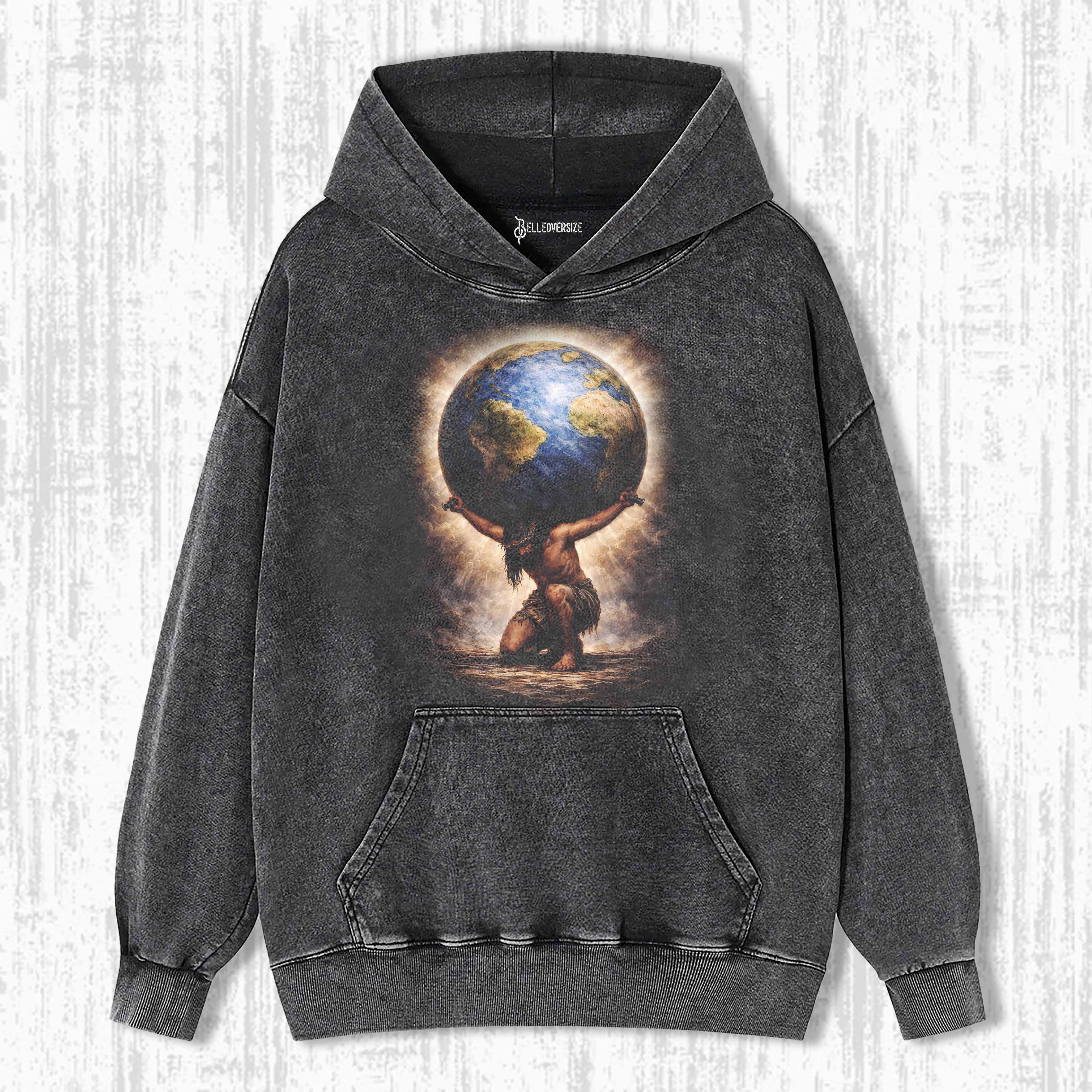 WORLD ON MY SHOULDERS HOODIE