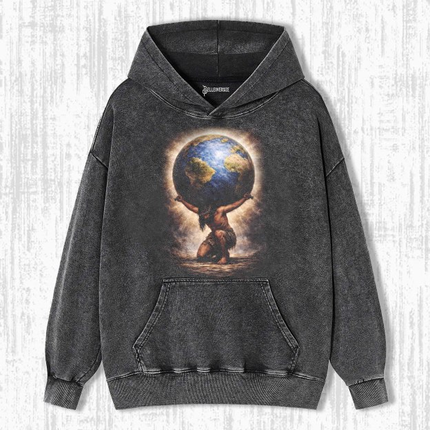 WORLD ON MY SHOULDERS HOODIE