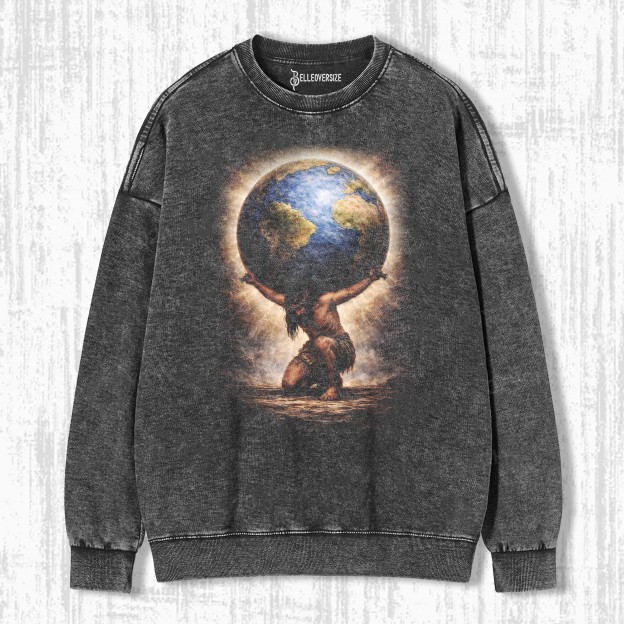 WORLD ON MY SHOULDERS SWEATSHIRTS