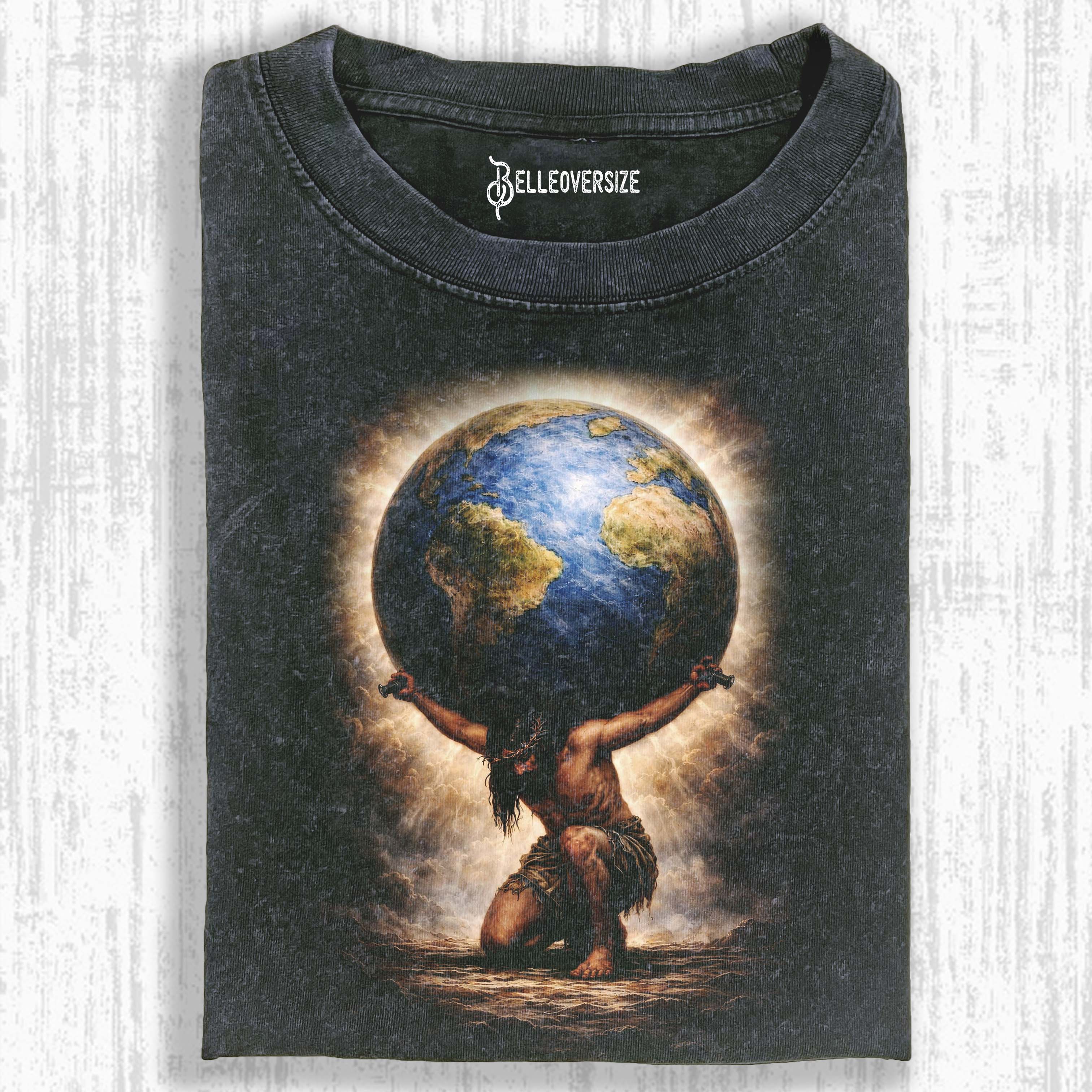 WORLD ON MY SHOULDERS T-SHIRT