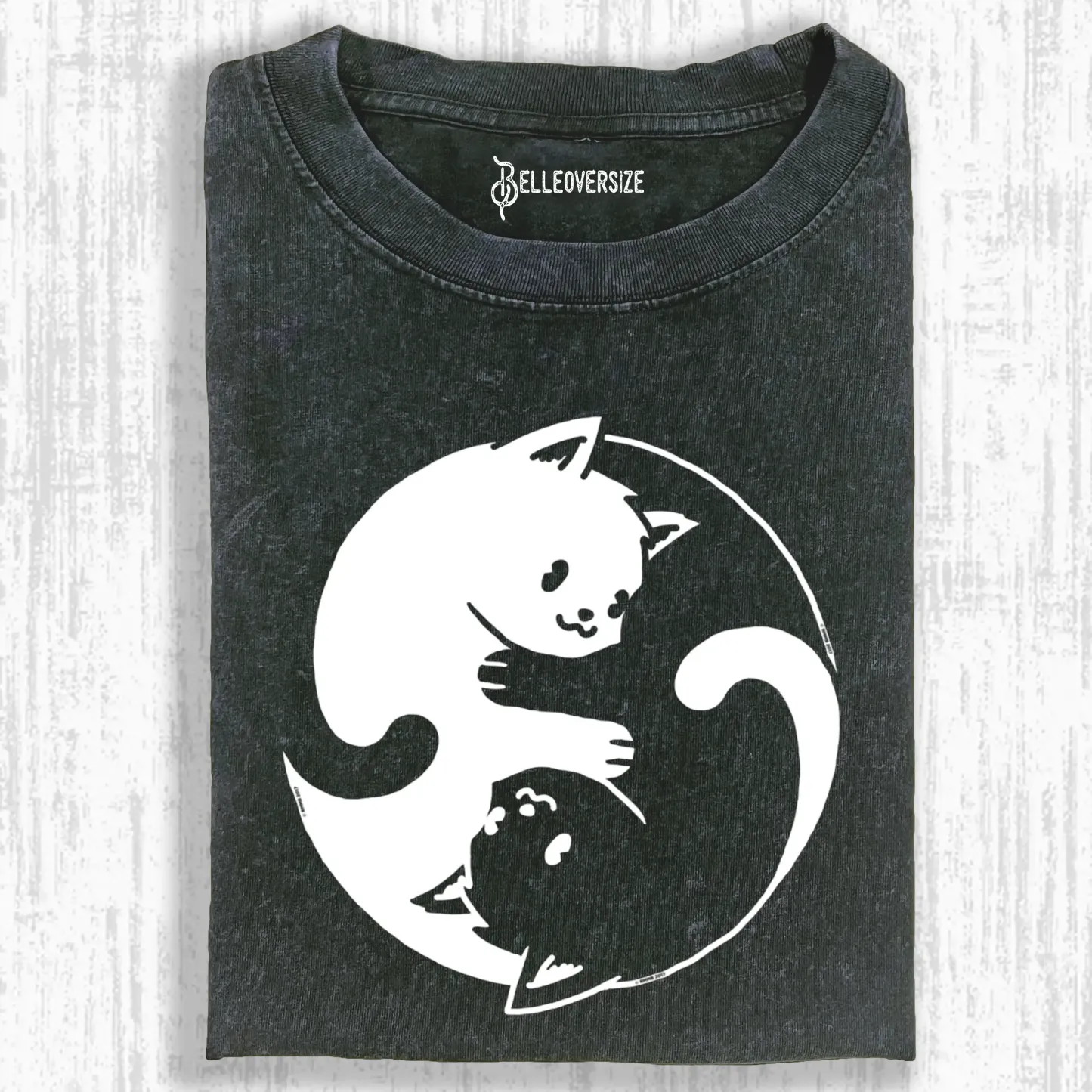 YIN YANG CAT T-SHIRT