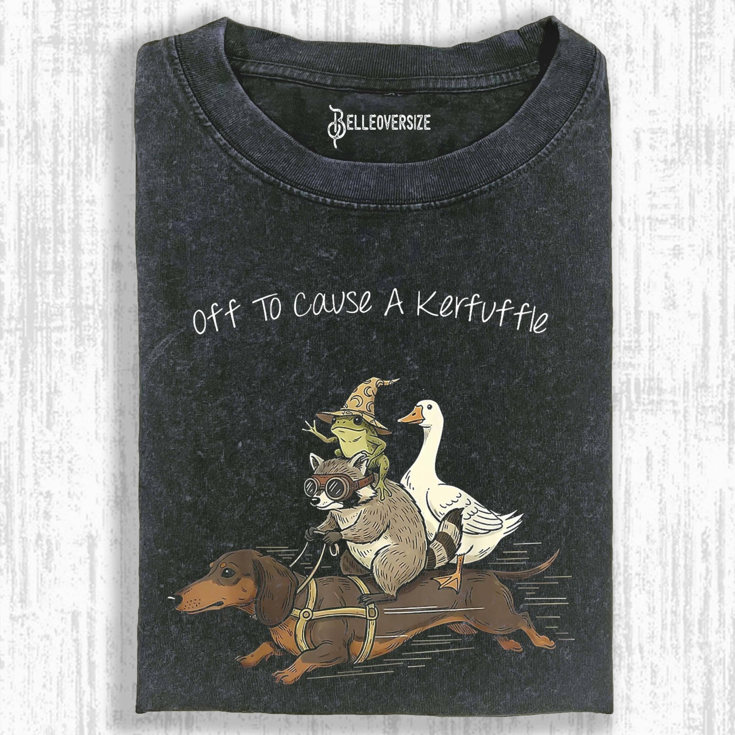 OFF TO CAUSE A KERFUFFLE T-SHIRT