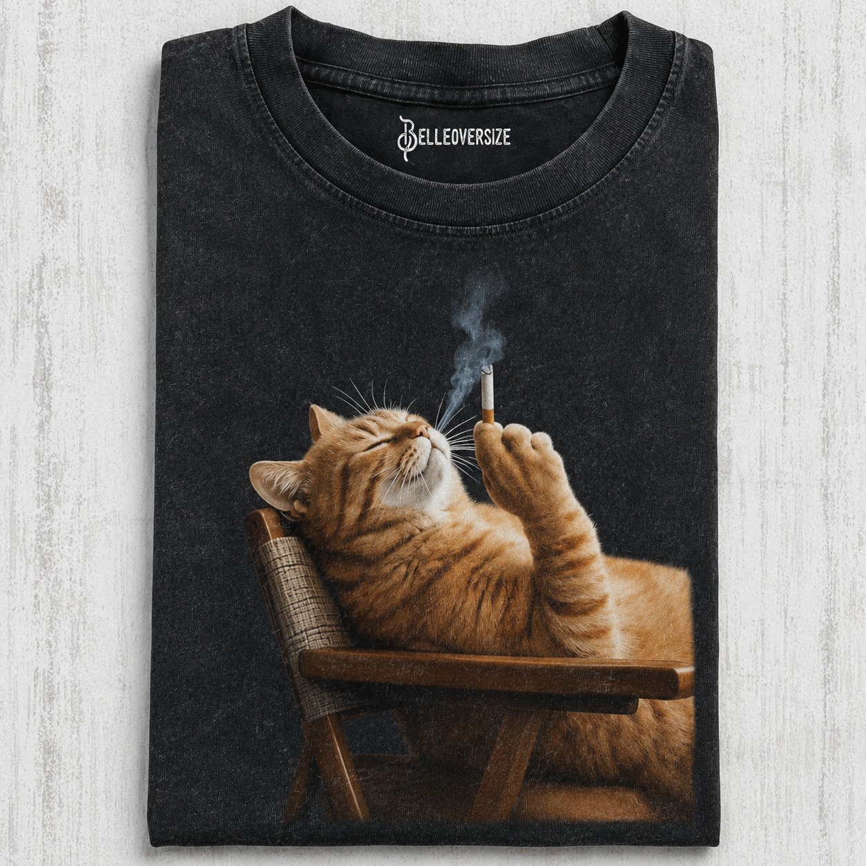 SMOKING CAT T-SHIRT