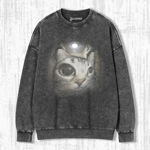strange cat. SWEATSHIRTS