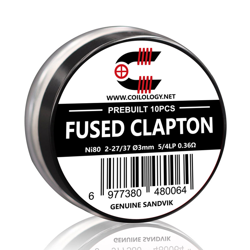 [Global-CN02] 10pcs Coilology Pre-built Fused Clapton Coils