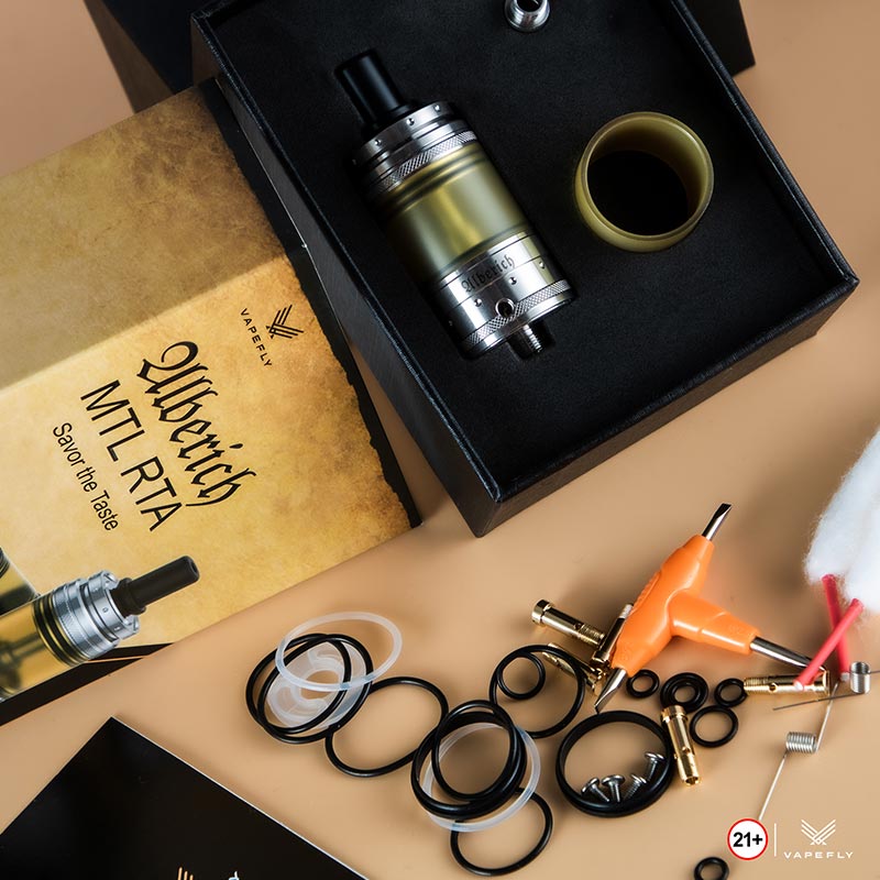 [Global-CN02][Pre-order] Vapefly Alberich MTL RTA Atomizer 3ml/4ml