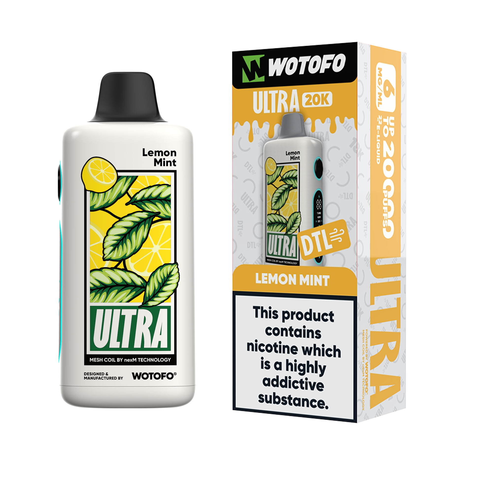 [Global-CN01][Clearance] Wotofo Ultra 20K 20000 Kit 22ml