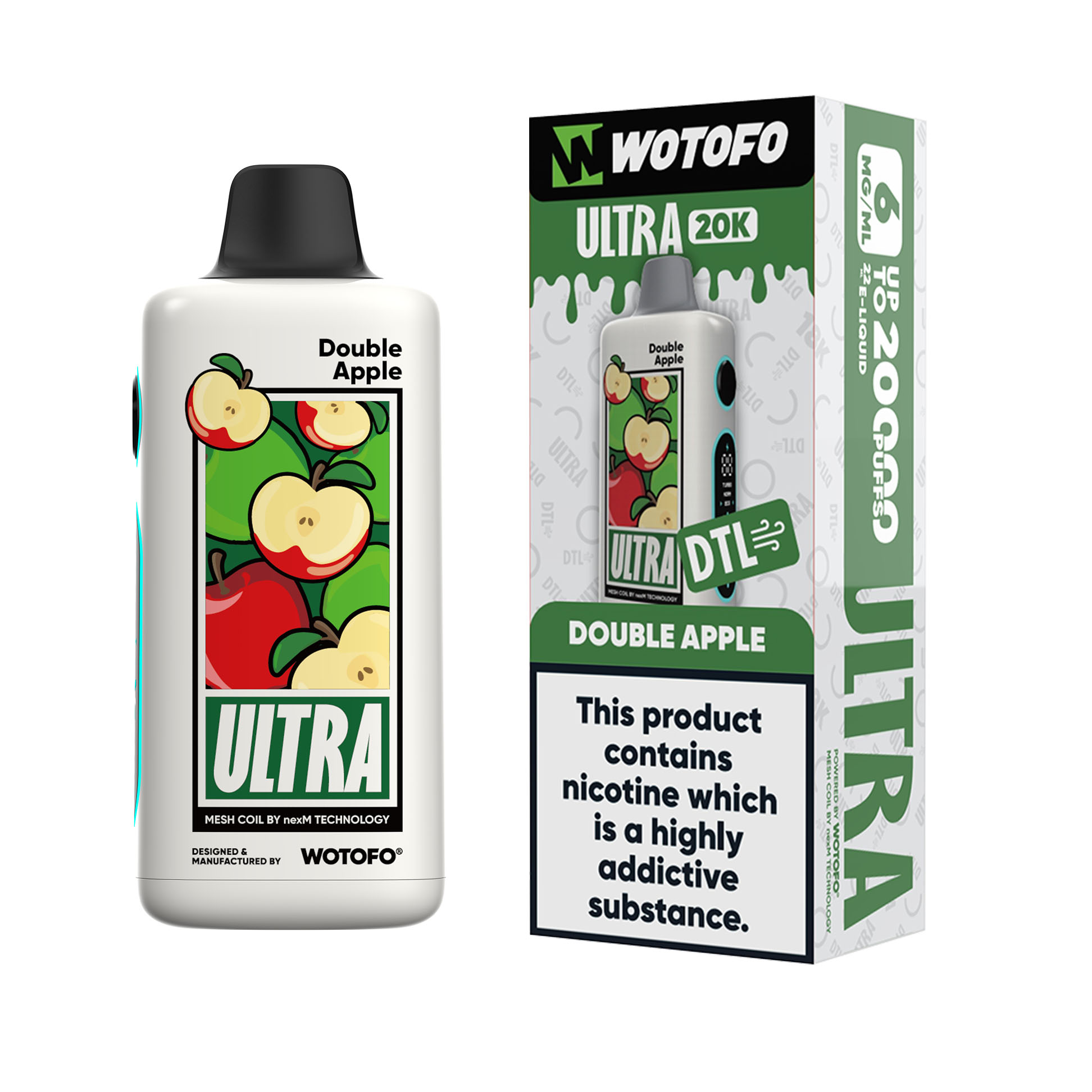 [Global-CN01][Clearance] Wotofo Ultra 20K 20000 Kit 22ml