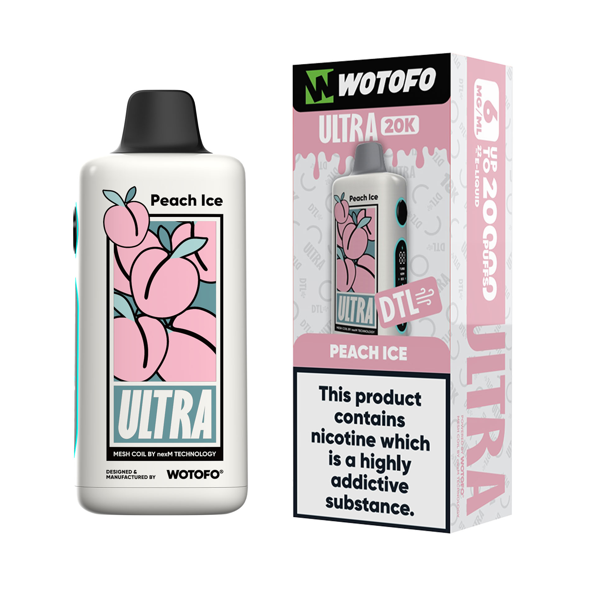 [Global-CN01][Clearance] Wotofo Ultra 20K 20000 Kit 22ml
