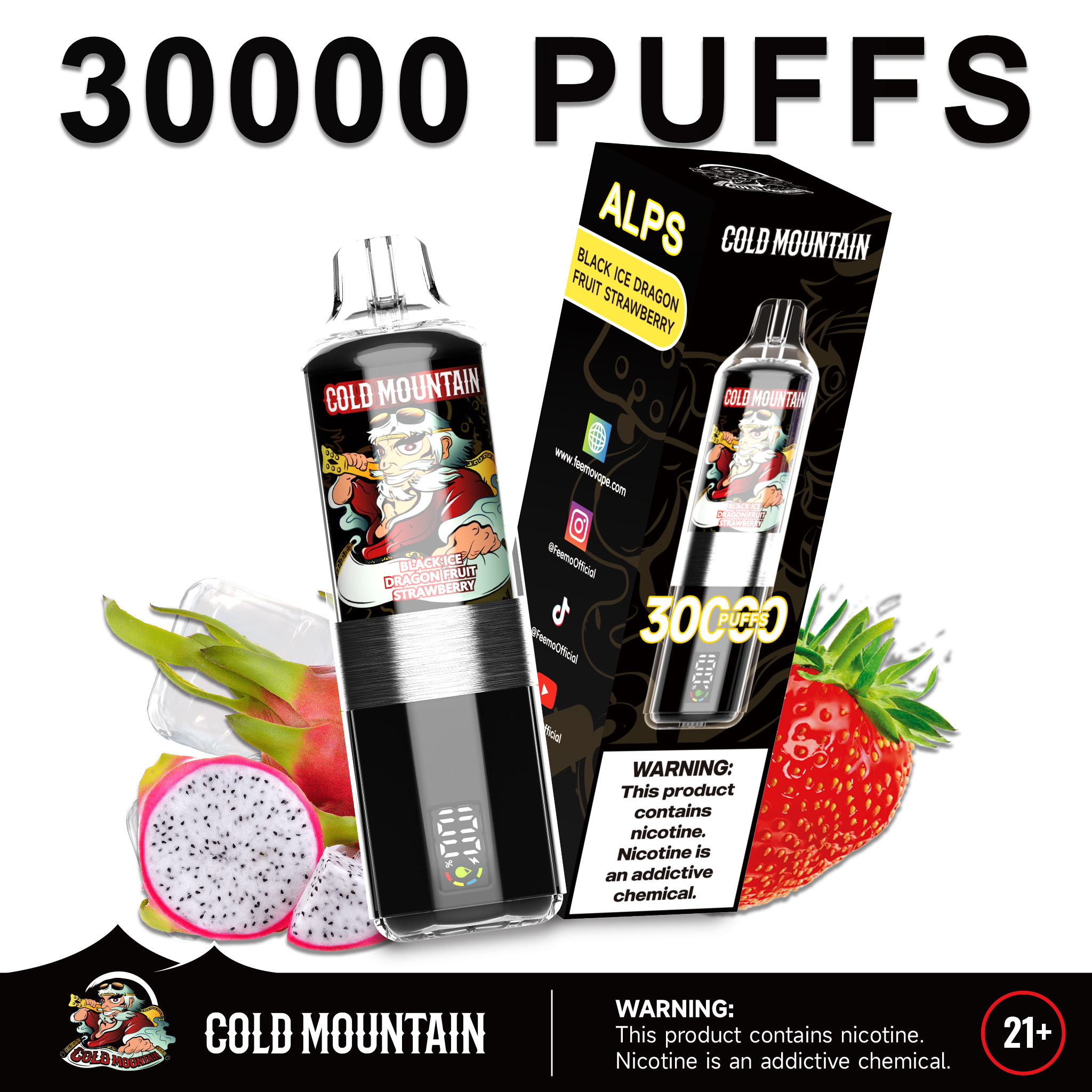 [Europe-PL01] Cold Mountain ALPS Kit Shisha Big Cloud 35ml