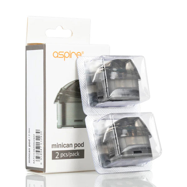 [Global-CN02] Aspire Minican for Minican 2 / Minican+ / Minican / Minican 3 / Minican 3 Pro / Minican 4 / Minican 4 Plus Pod Cartridge 2ml / 3ml (2pcs/pack)