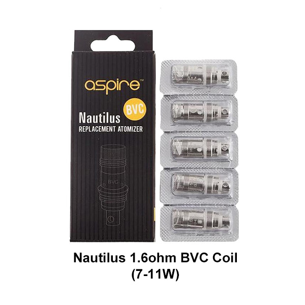 [Global-CN02] Aspire Nautilus Mesh and BVC (Bottom Vertical Core) Series Coils for Nautilus 2 & Zelos Kit & Nautilus Mini & Nautilus & K3 & Nautilus 2S & Nautilus 3 (5pcs/pack)