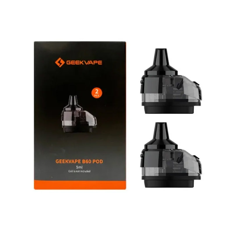 [Global-CN02] Geekvape B60 (Aegis Boost 2) Empty Pod Cartridge 5ml (2pcs/pack)
