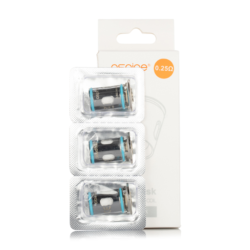 [Global-CN02] Aspire Replacement Coil for Cloudflask, Cloudflask S Pod Kit / Cloudflask III Kit (3pcs/pack)