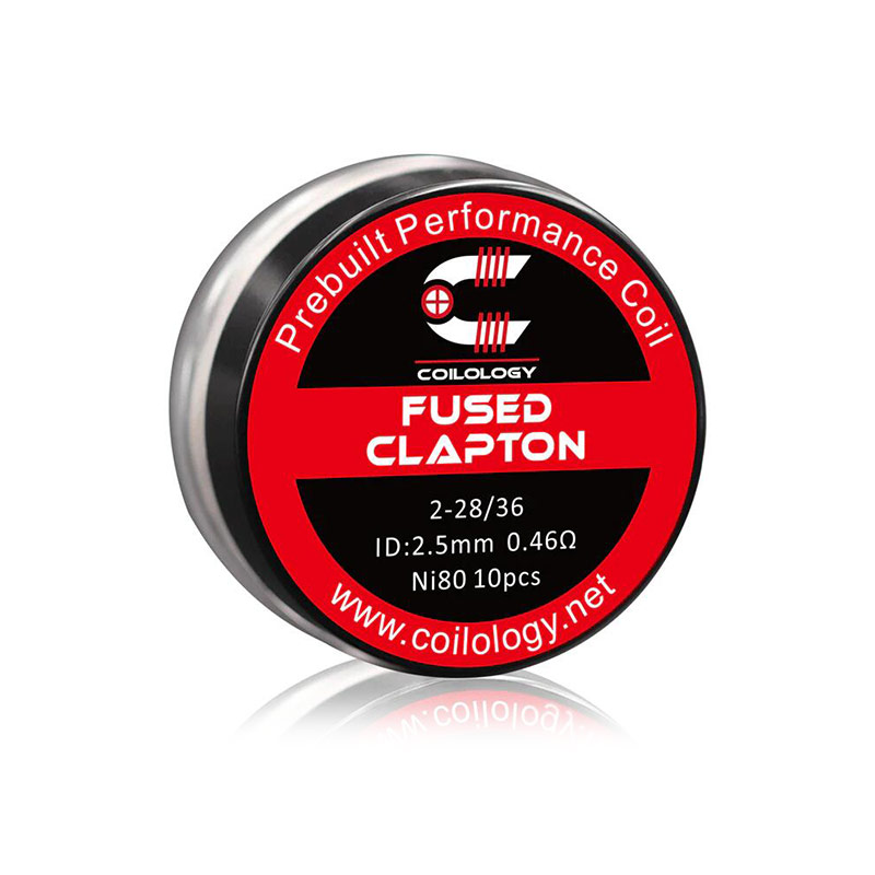 [Global-CN02] 10pcs Coilology Fused Clapton Prebuilt Coil